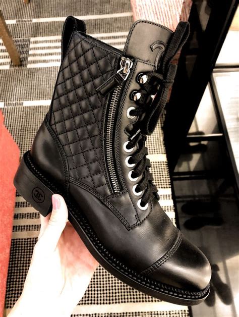 quilted peep toe heeled ankle boots black chanel|Buy designer Boots by Chanel at The Luxury Closet..